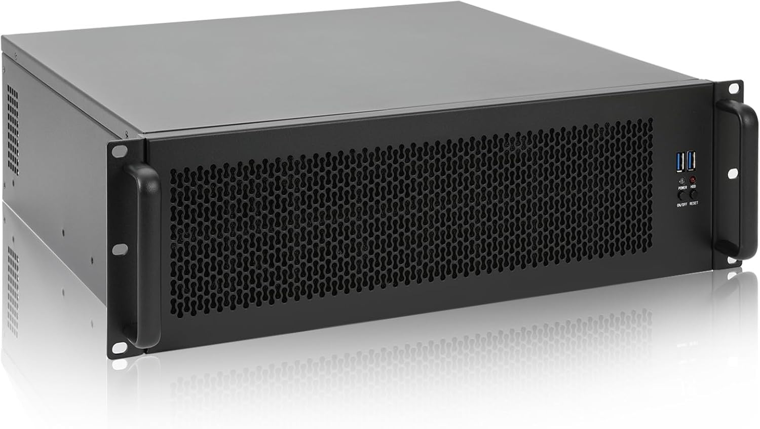 3U Rackmount Server Chassis Liquid Cooling 360mm Radiator ATX MicroATX