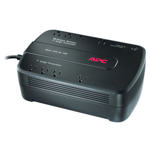 APC Back-UPS ES 550VA, 120V, 8 NEMA outlets (4 surge)