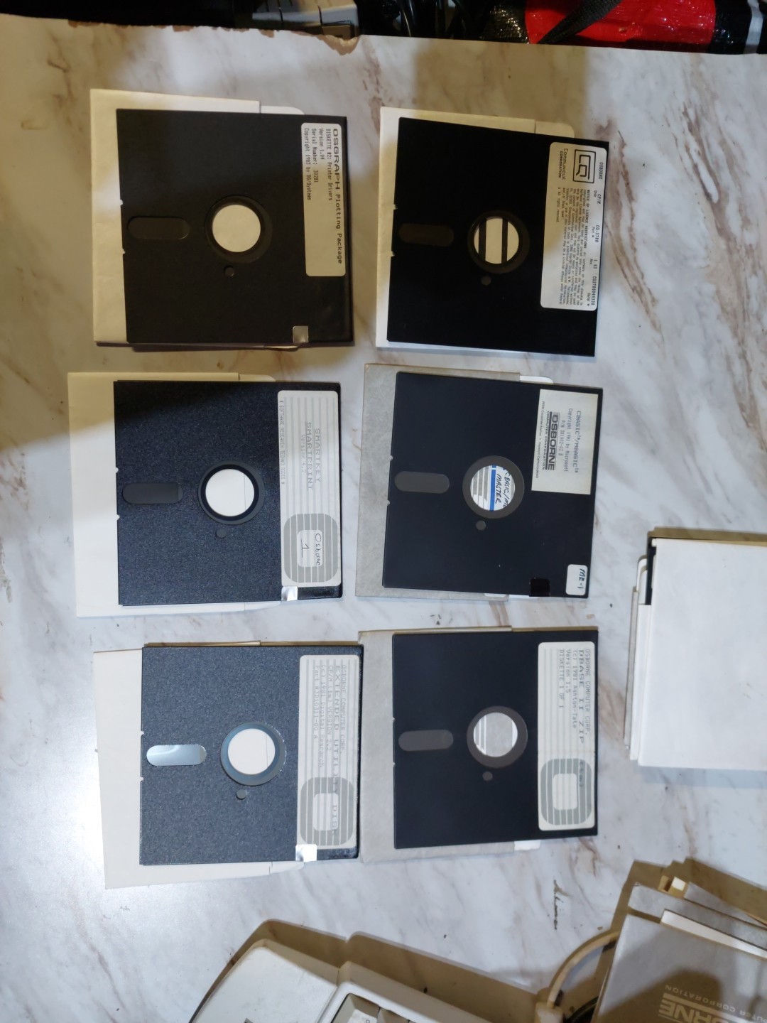 Osborne 1 Software. See Pictures For Titles. OEM DISKS 