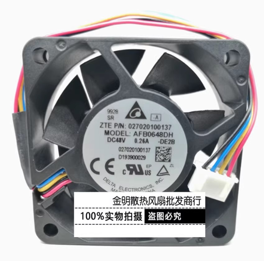 1PCS Delta 6025 6CM AFB0648DH 48V 0.26A PWM High-Airflow Case Fan