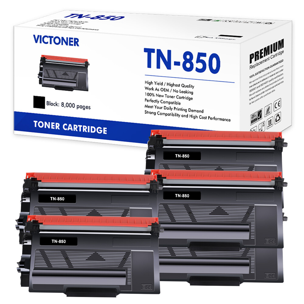 5 PACK TN850 Toner fits for Brother TN820 MFC-L6900DW MFC-L5700DW MFC-L5850DW