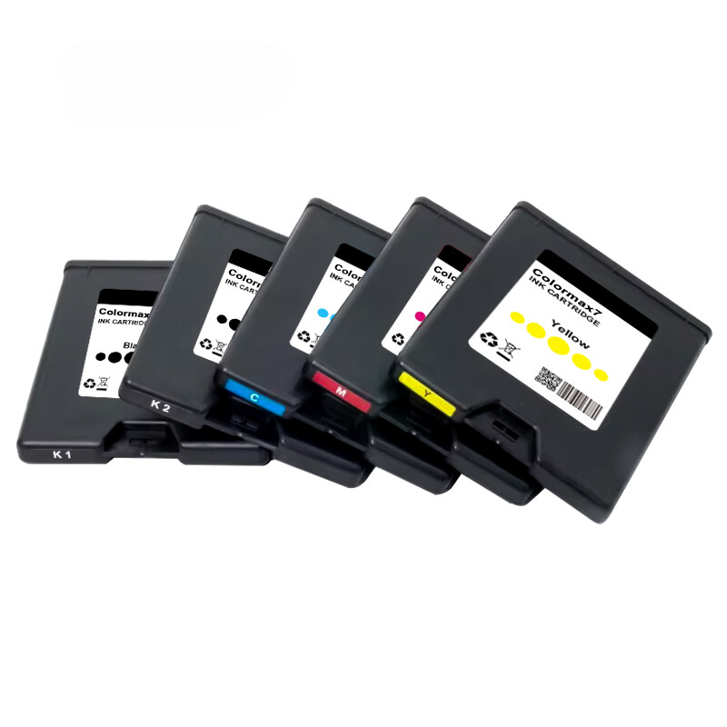 High quality ink cartridge with chip for COLOR MAX7 label printer Free delivery