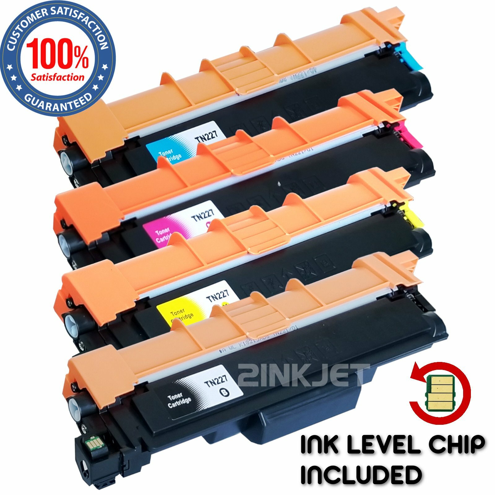 4PK TN227 TN-227 Toner Cartridges for MFC-L3710CW HL-L3210CW HL-L3230CDW TN223