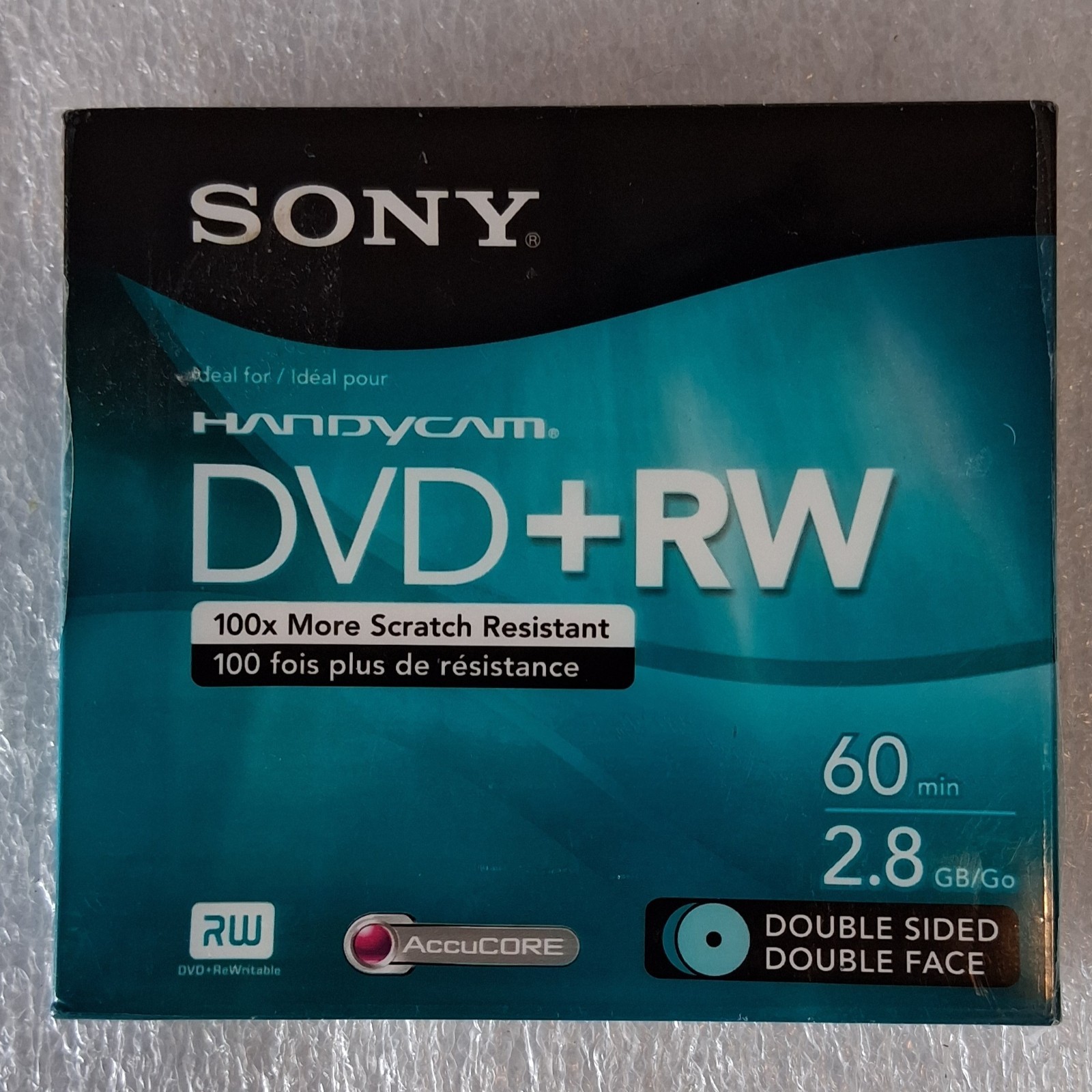 Sony Handycam DVD+RW 2.8GB 2.4x Double Sided Rewritable 2-Pack Slimline