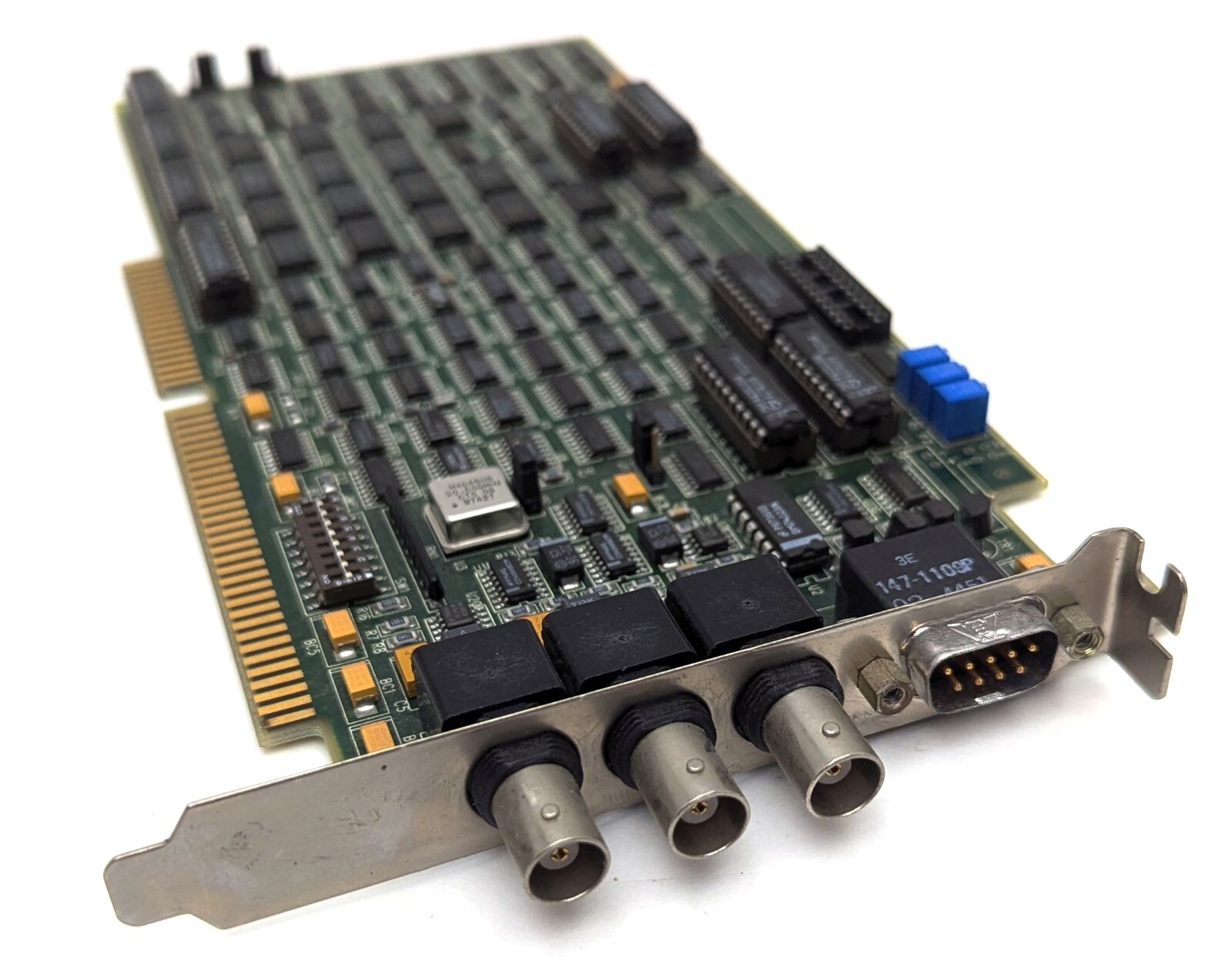 Vintage ISCAN Inc. ISA PC Card BNC + Serial I/O - 98-620-1019 - Working Pull
