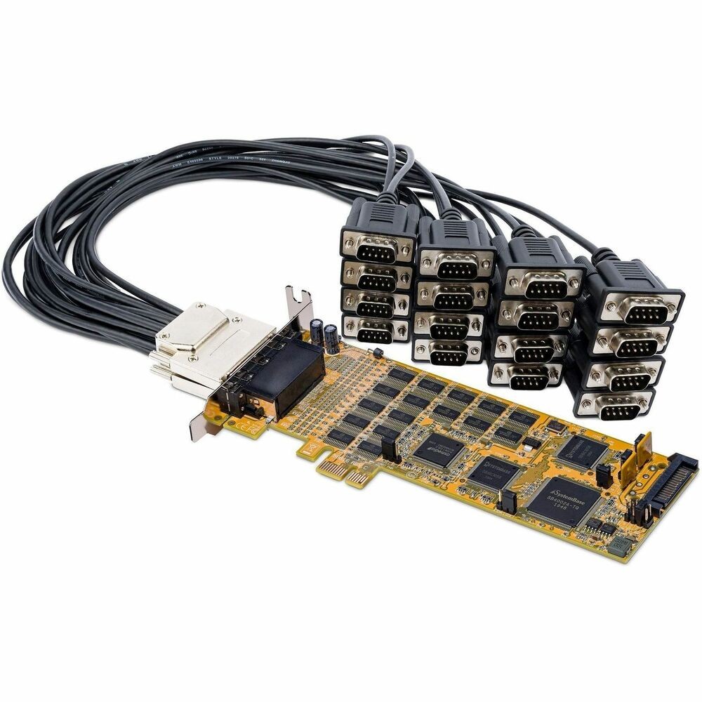 StarTech PEX16S550LP 16 Port PCI Express Serial Card Low-Profile