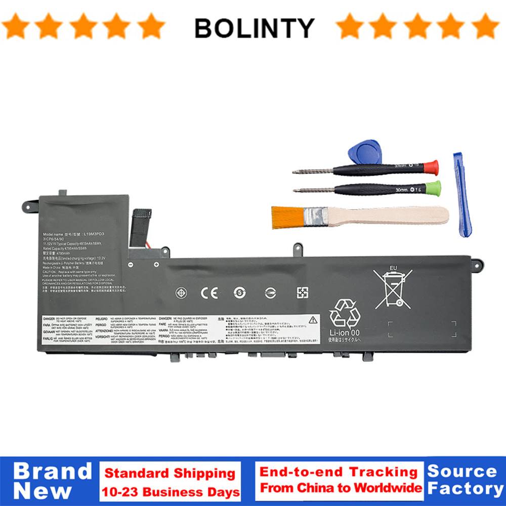 L19M3PD3 L19D3PD3 L19L3PD3 Battery For Lenovo Ideapad S540-13API S540-13ARE 56Wh