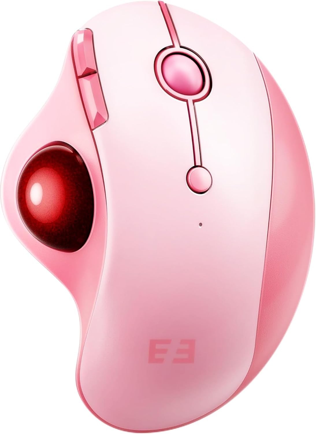 Seenda Wireless Trackball Mouse Bluetooth Ergonomic Mouse Rollerball MBD5 Pink