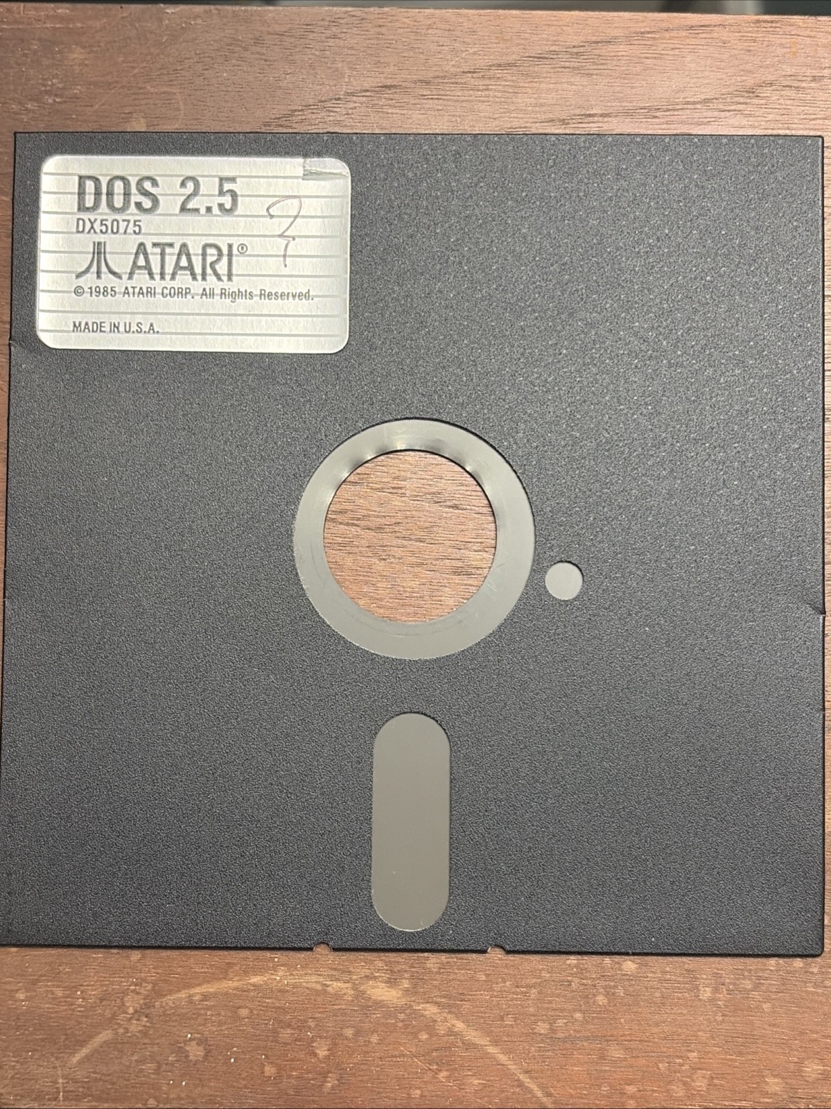 ATARI DOS 2.5 DX 5075 FLOPPY COMPUTER 5.25" DISK 1985