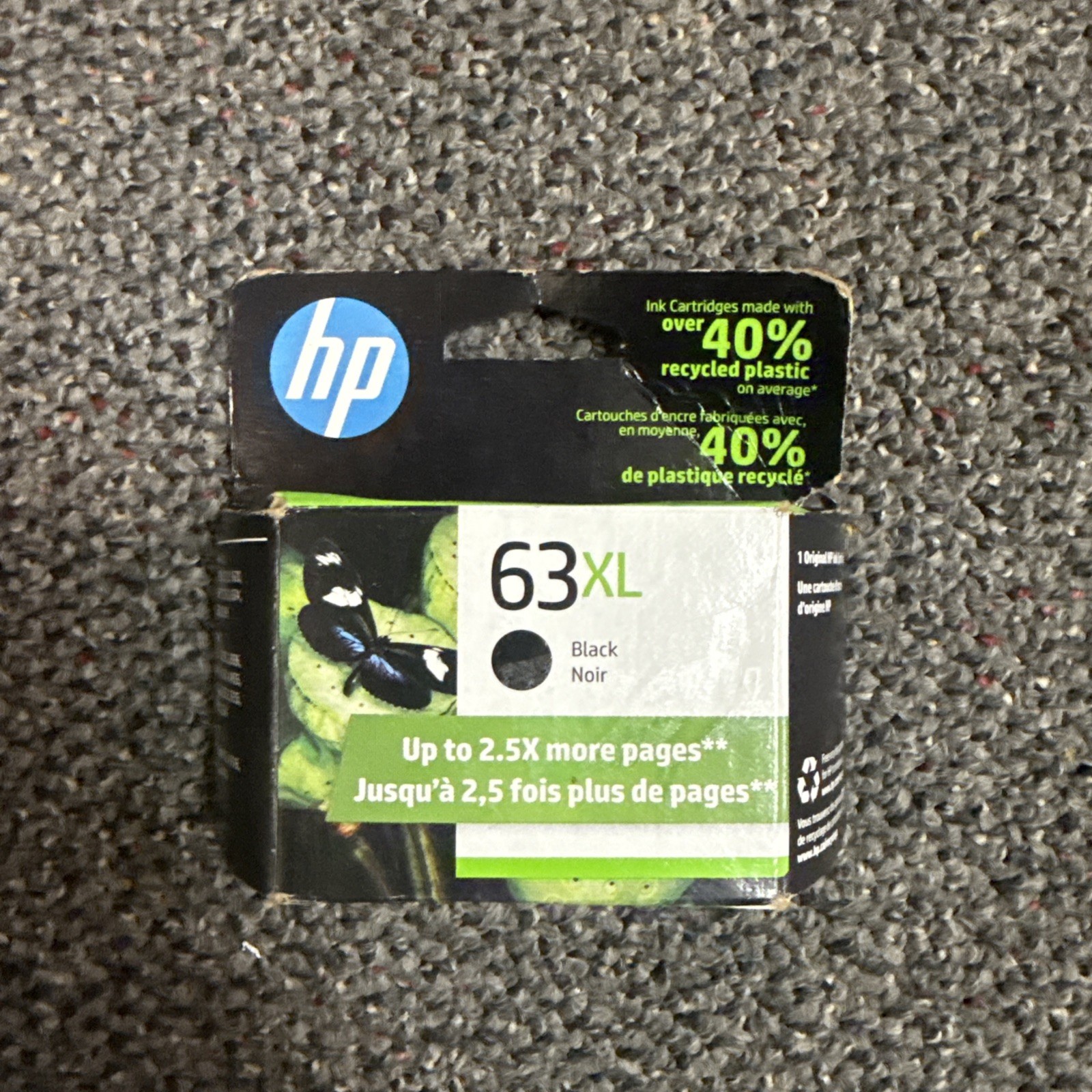 HP 63XL Black Ink Cartridge Exp 2023