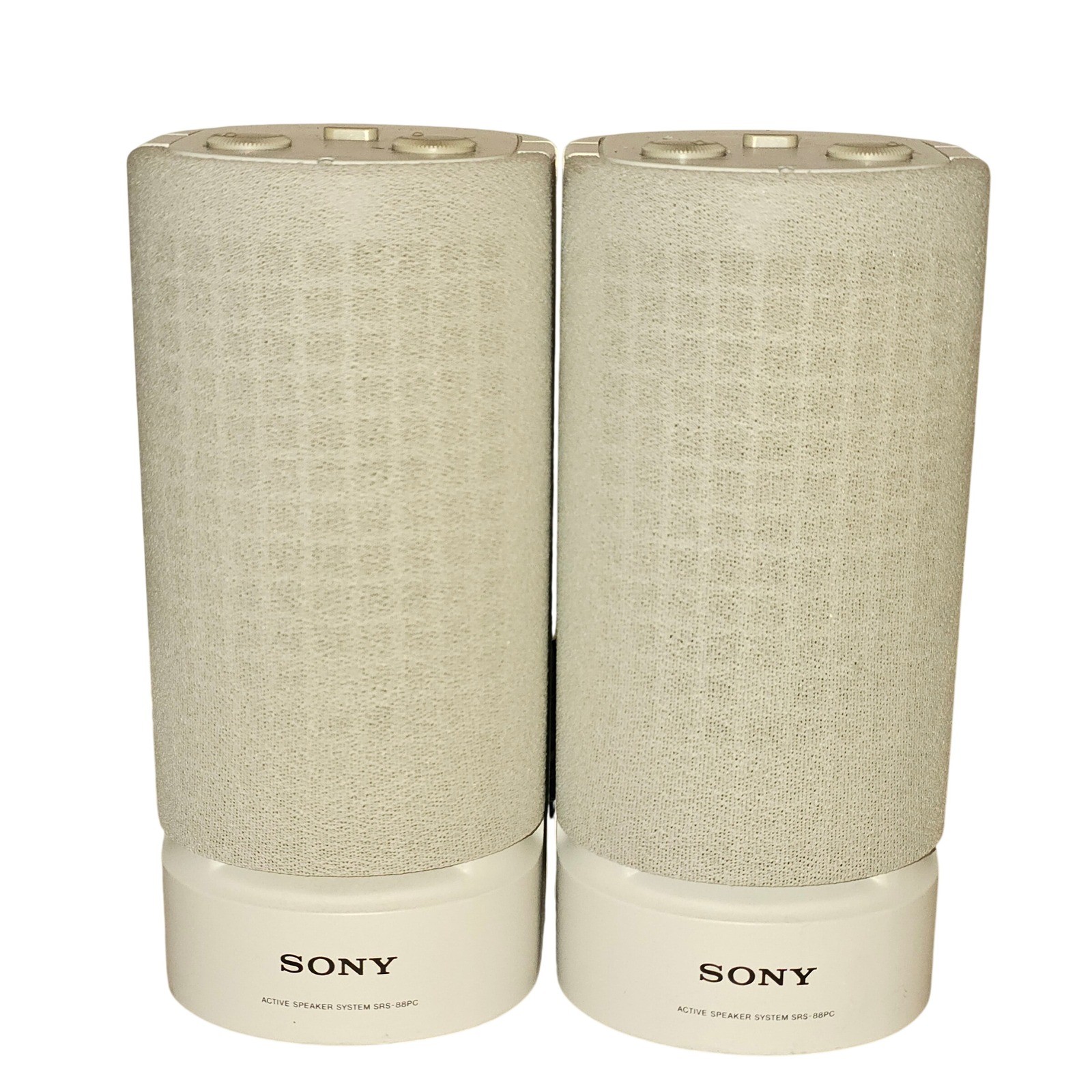 Sony SRS-88PC Active Speaker System Pair Folding Bass Reflex Made in Japan