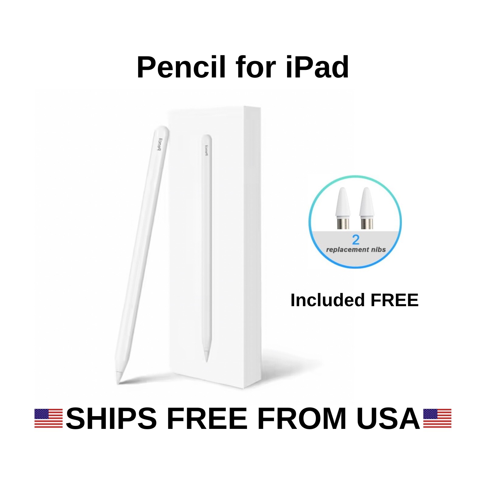 2025 iPad Pencil Stylus For Apple iPad Pro Stylus with Wireless Charging