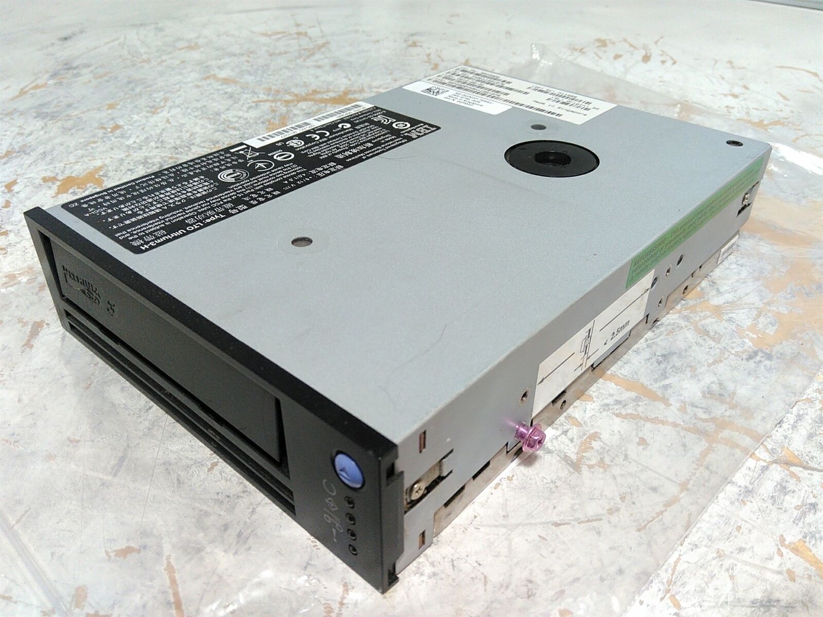 Defective Dell IBM UP037 95P3681 LTO Ultrium3-H Tape Drive AS-IS for Repairs 