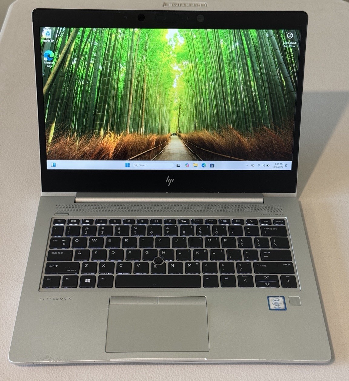 HP Elitebook 830 G5 - i7-8650U@ 1.9GHz - 16GB RAM - 512GB SSD - Bent - Works