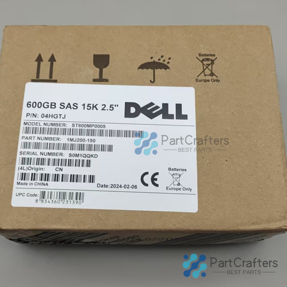 Dell ST600MP0005 4HGTJ 600GB 15000RPM 2.5 in SAS 12Gbps HDD Hard Drive 04HGTJ