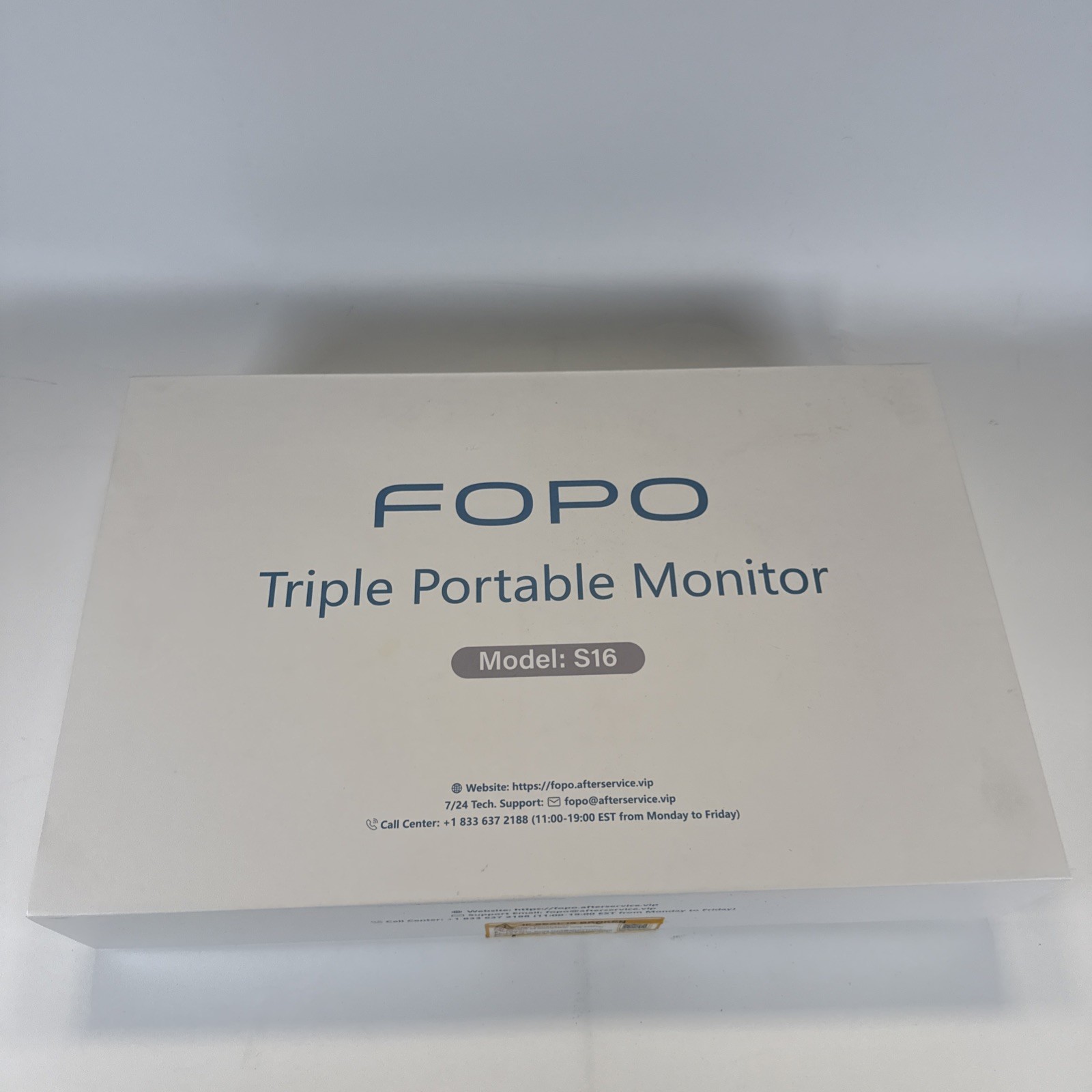 FOPO S16 13.3" TRIPLE PORTABLE FHD LAPTOP SCREEN EXTENDER 1080P HDMI Thunderbolt