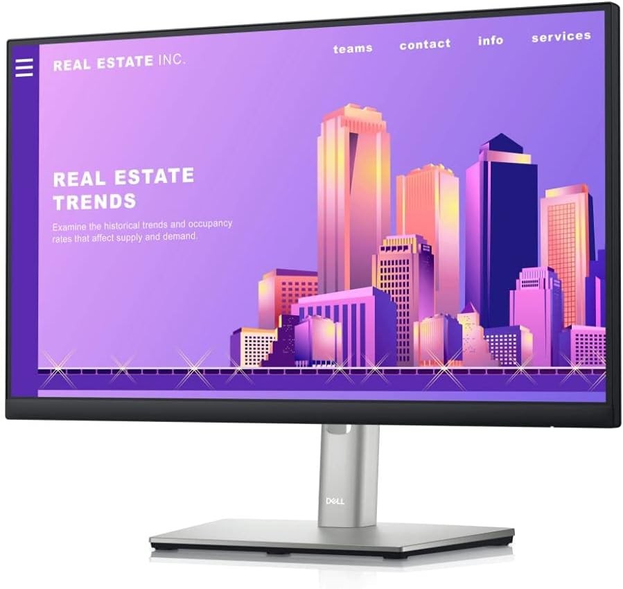 Dell 22 Monitor - P2222H - Full HD 1080p, IPS Technology