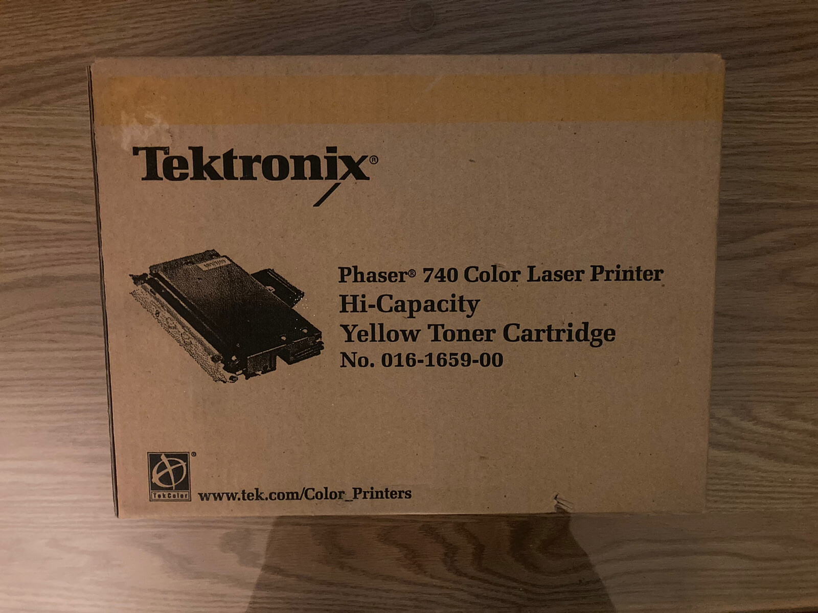 Tektronix Phaser 740 Color Laser Printer Cartridge. Hi-Capacity.  Yellow.