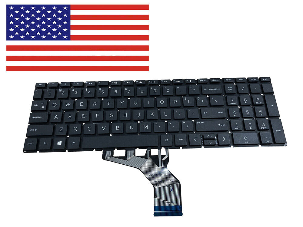 New HP 17-by0053od 17-by0053cl 17-by1061st 17-by1023cl Laptop Keyboard black US