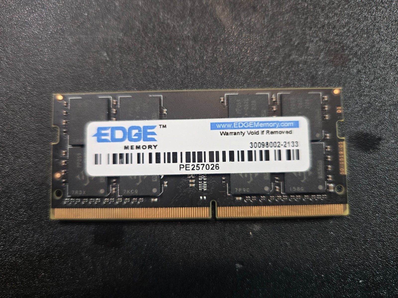 32GB (1x32GB) DDR4 SODIMM Memory  2666 3200