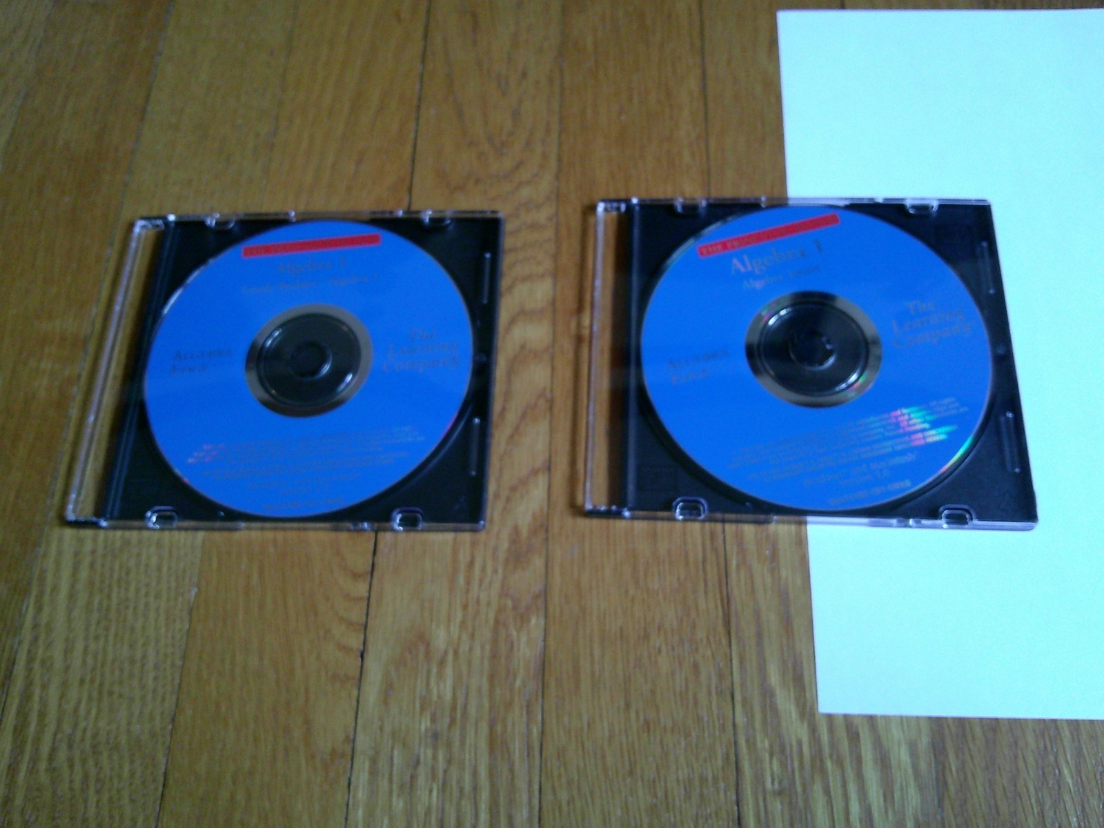 Princeton Review Algebra Edge Smart Grade Builder 2 cd-rom set 1999 