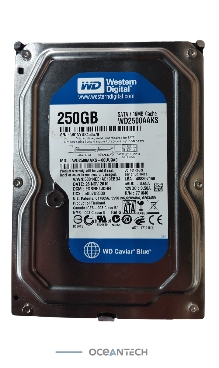 WD Caviar Blue 250GB 3.5" SATA HDD WD2500AAKS