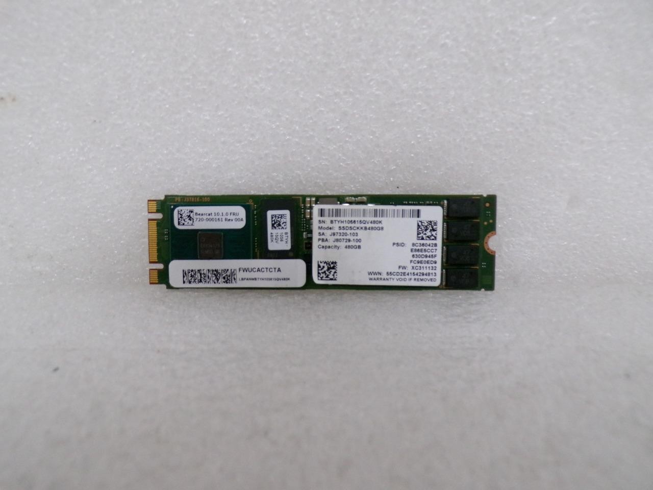 Intel 480GB SSDSCKKB480G8 M.2 SATA SSD 2.5" BOSS Card