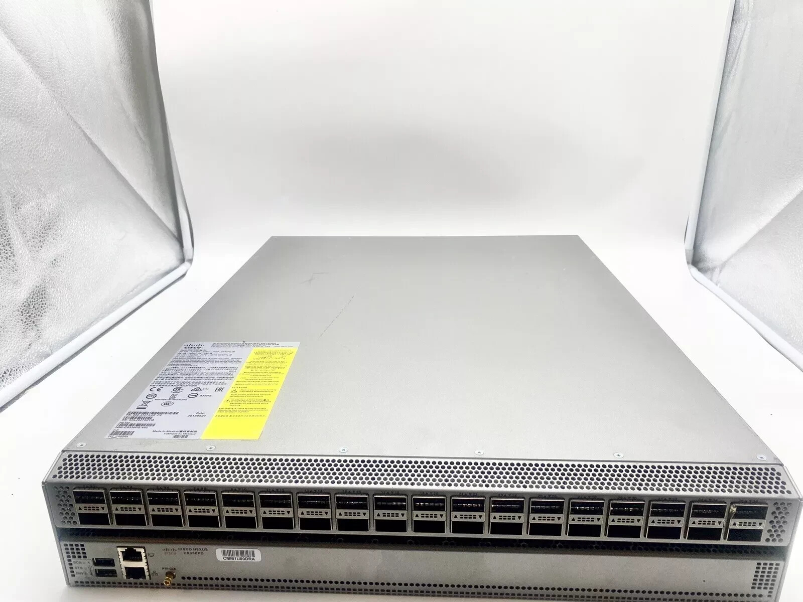 CISCO N9K-C9336PQ V02 Nexus 9336 ACI SPINE SWITCH w/ x2 N9K-PAC-1200W-B V0