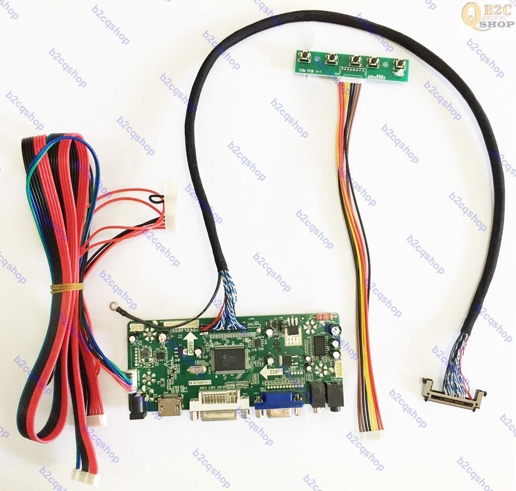 VGA DVI LCD Controller Driver Board Monitor Kit for LM40SAMFHD700AG25WV HD-MI