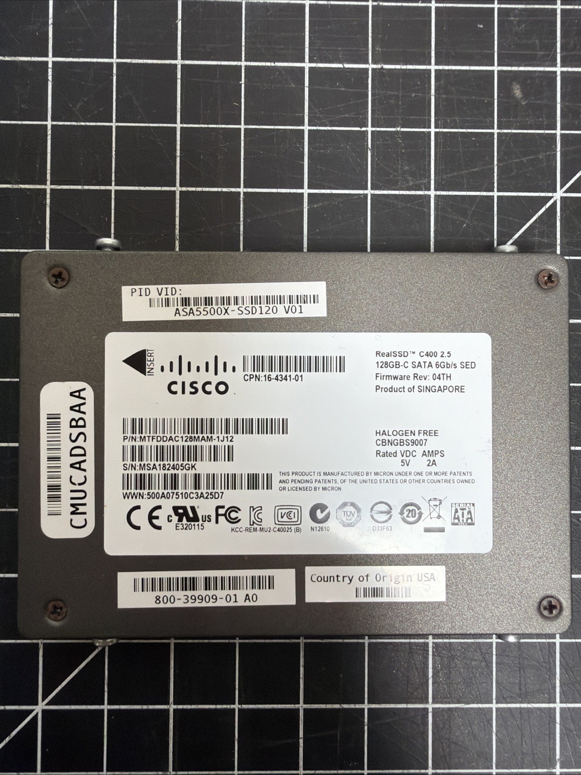 Cisco RealSSD C400 SSD 2.5"