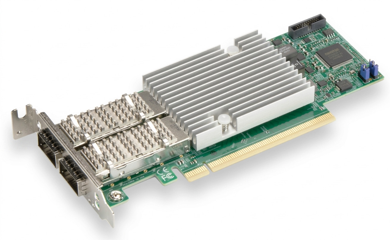 Supermicro AOC-S200G-B1C PCIe G4 x16 LP 1x 200GbE QSFP56 Broadcom BCM57508