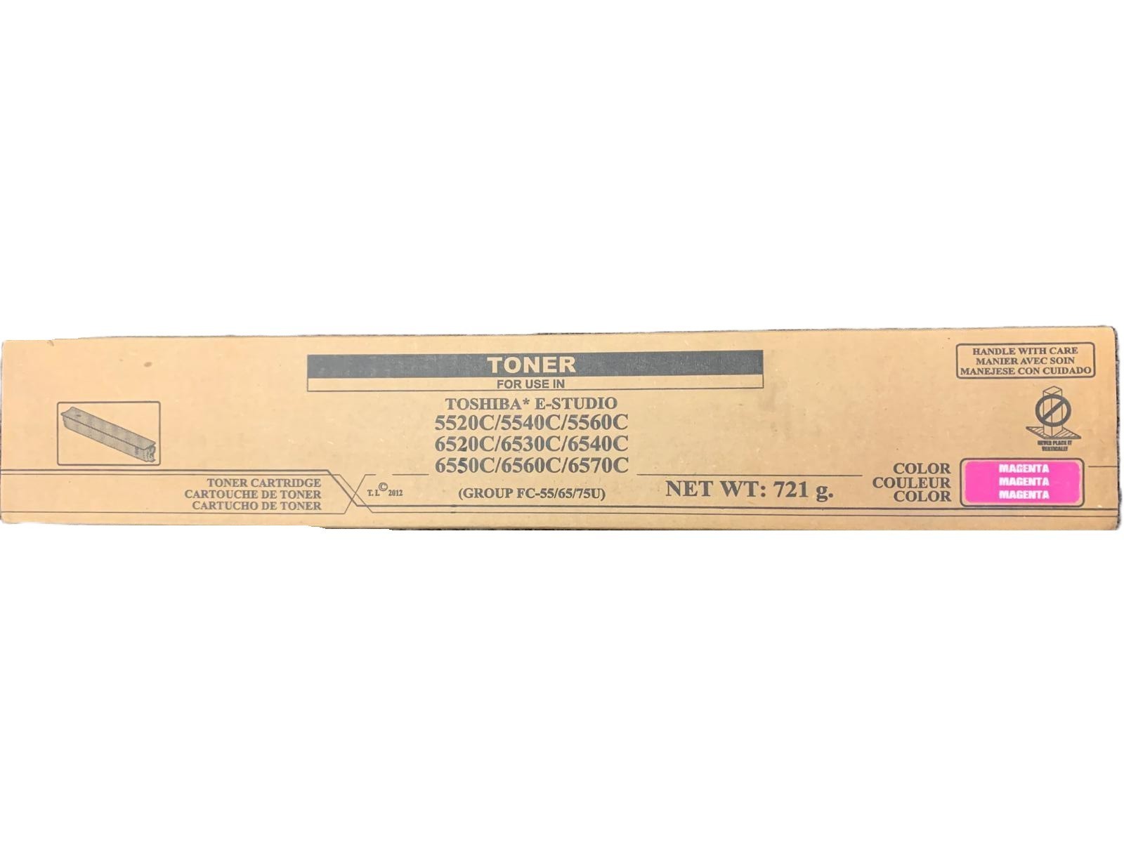 Toshiba E Studio Group FC-55/65/75U Magenta/Yellow/Cyan Toner Cartridge