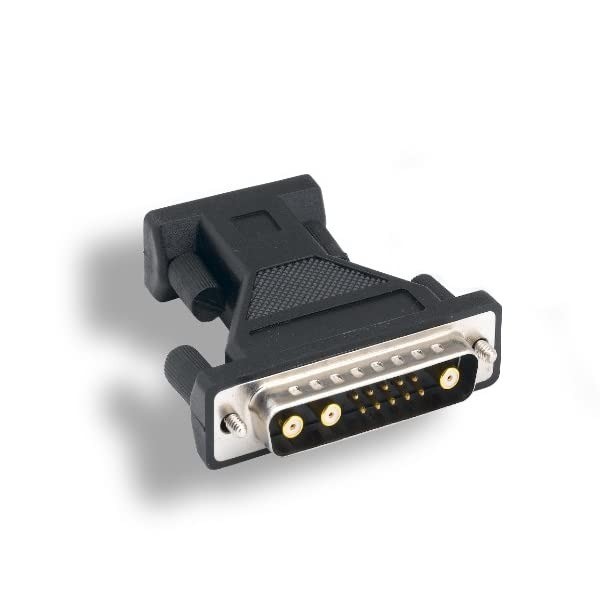 KENTEK 13W3 DB 13W3 13 Pin Male to HD15 HDD15 15 Pin Female, Male to Female M/F