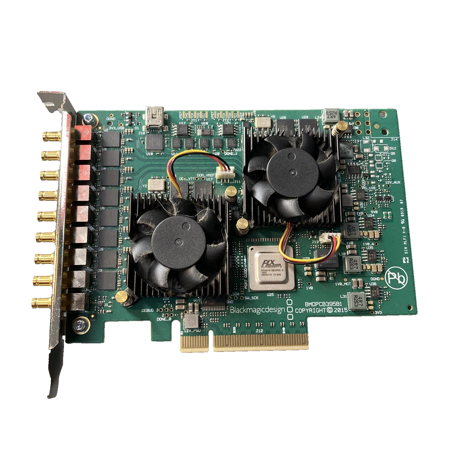 Blackmagic Design DeckLink Quad 2 8-Lane PCIe Capture Playback Card BMDPCB395B1