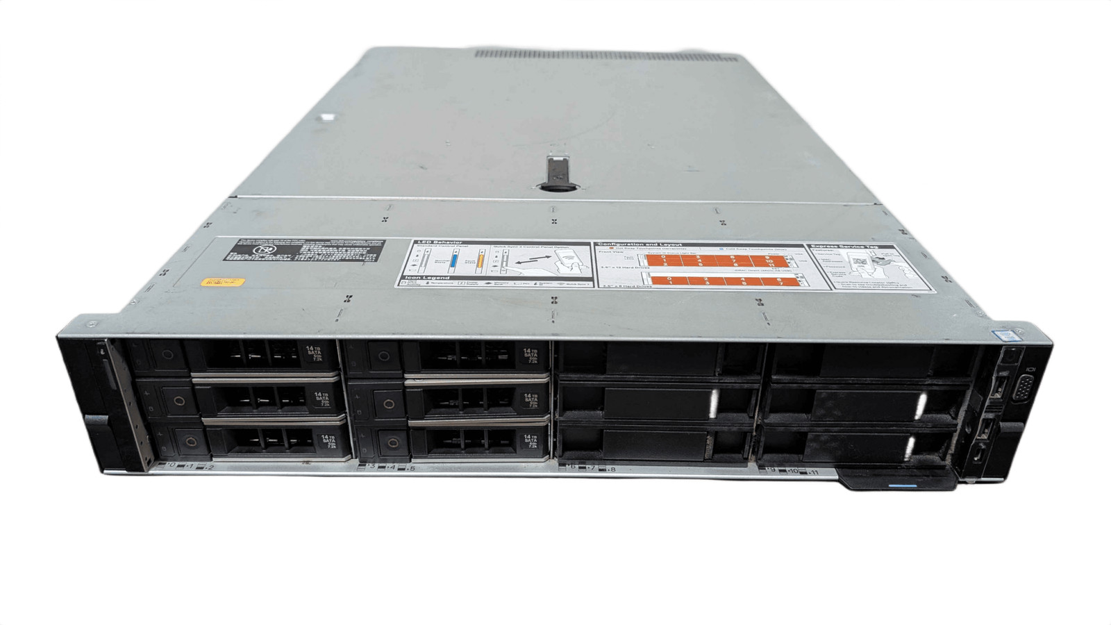 Dell PowerEdge R540 12LFF 2x Gold 6234 3.3GHz | 128GB | H740 | 12x Trays