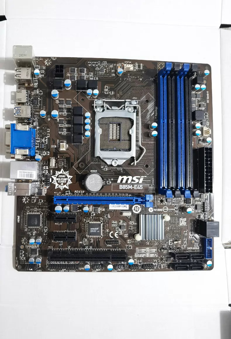 For MSI B85M-E45 Desktop Motherboard LGA1150 DDR3 Intel B85 MATX 32GB