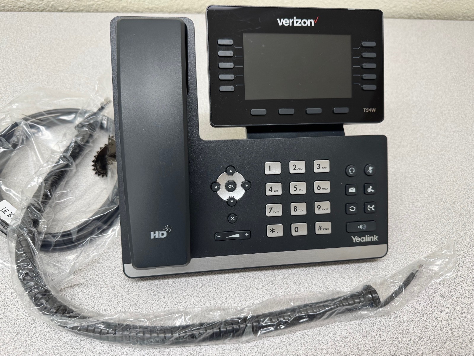 Verizon Yealink SIP-T54W IP Phone Gigabit WiFi Bluetooth VoIP Excellent Tested