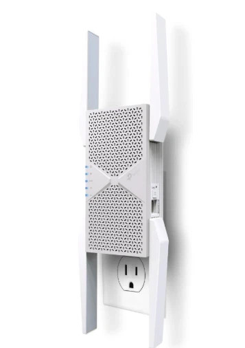 TP-Link BE10000 RE653BE Tri-Band Wi-Fi 7 Range Extender 10 Gbps 2.5G Port White