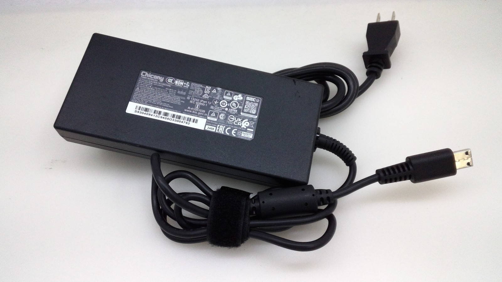 Chicony 20V 240W A20-240P2A AC Adapter  For MSI Stealth 17 Studio A13VH-053US