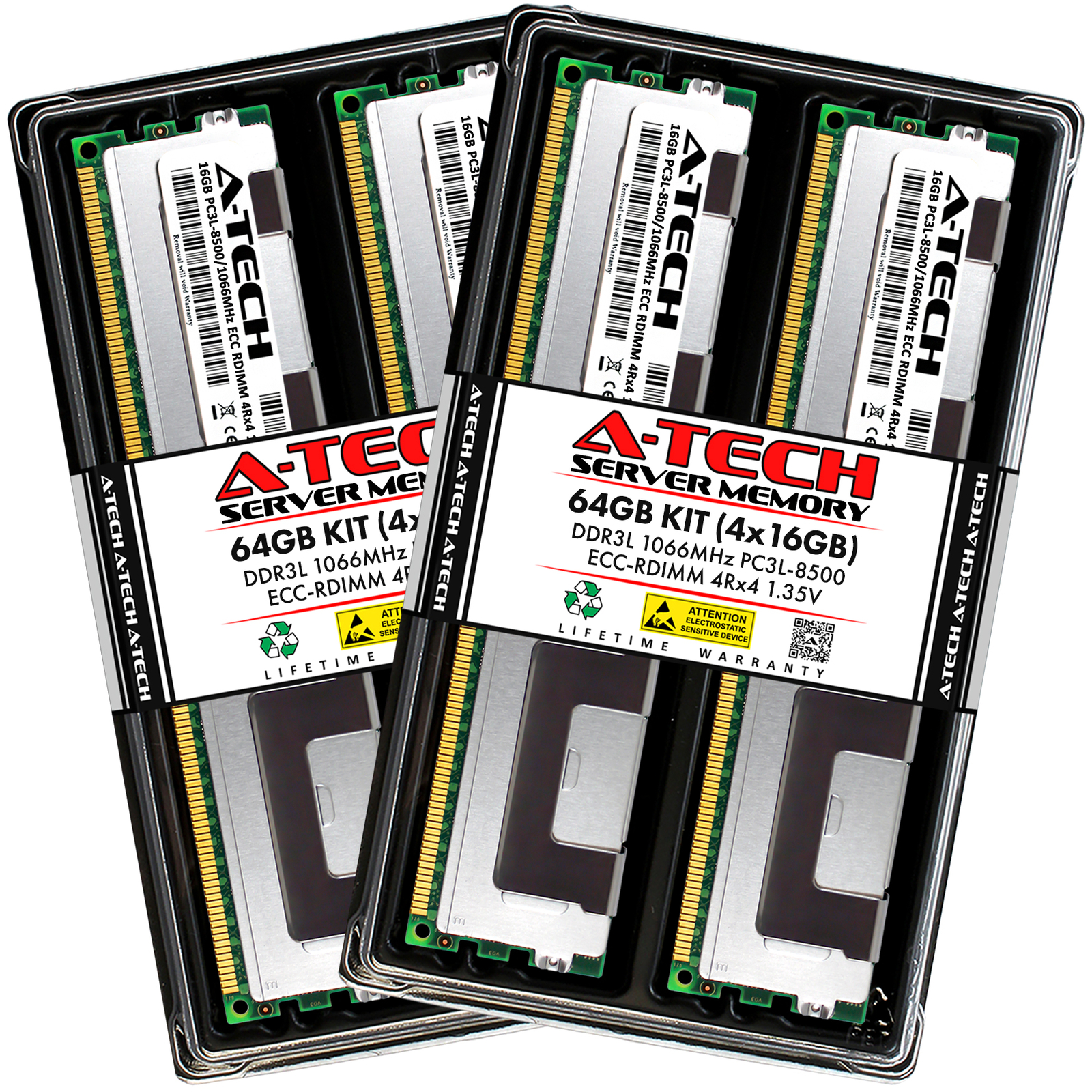 64GB 4x16GB 4Rx4 PC3L-8500R HP ProLiant ML350p G8 SL210t G8 SL230s G8 Memory RAM