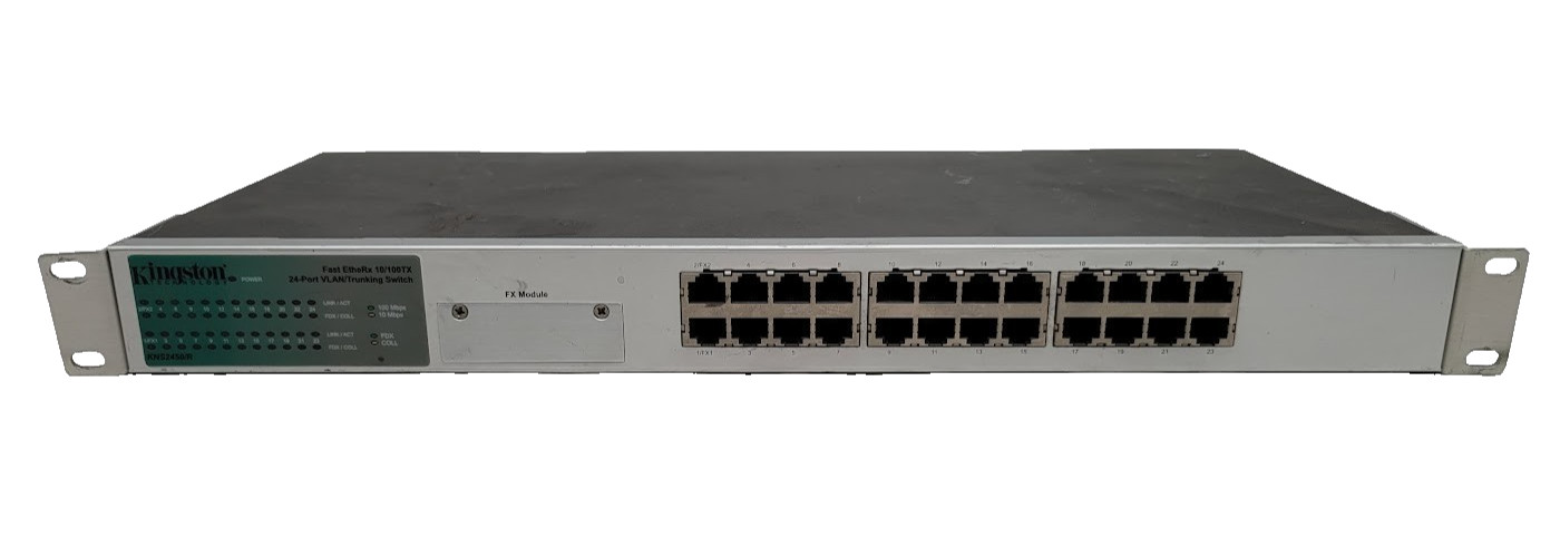 Kingston KNS2450/R Fast Etherx 10/100TX 24-port VLAN/Trunking Switch