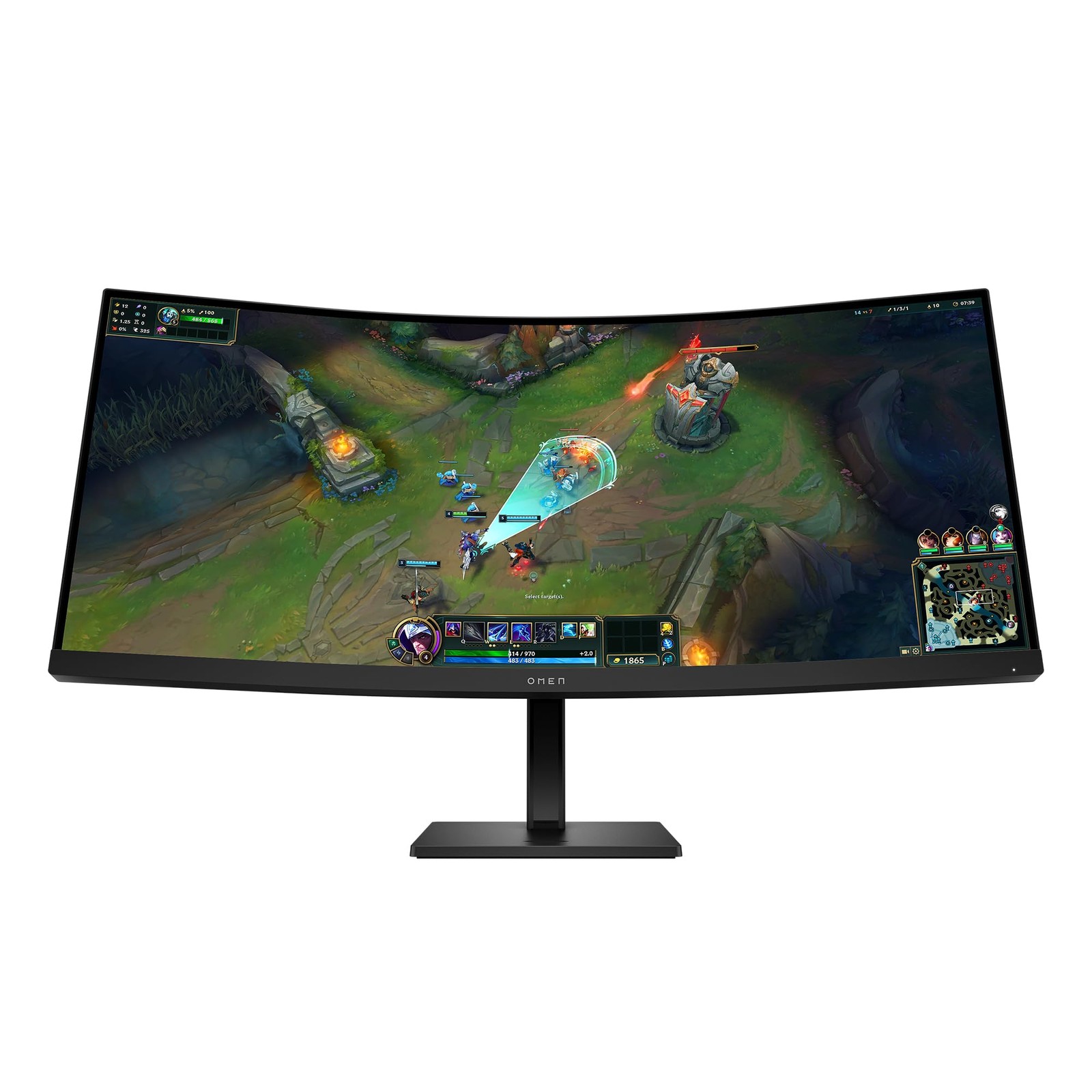 HP AV4C1AA#ABA OMEN 34-Inch WQHD 180Hz Curved Gaming Monitor