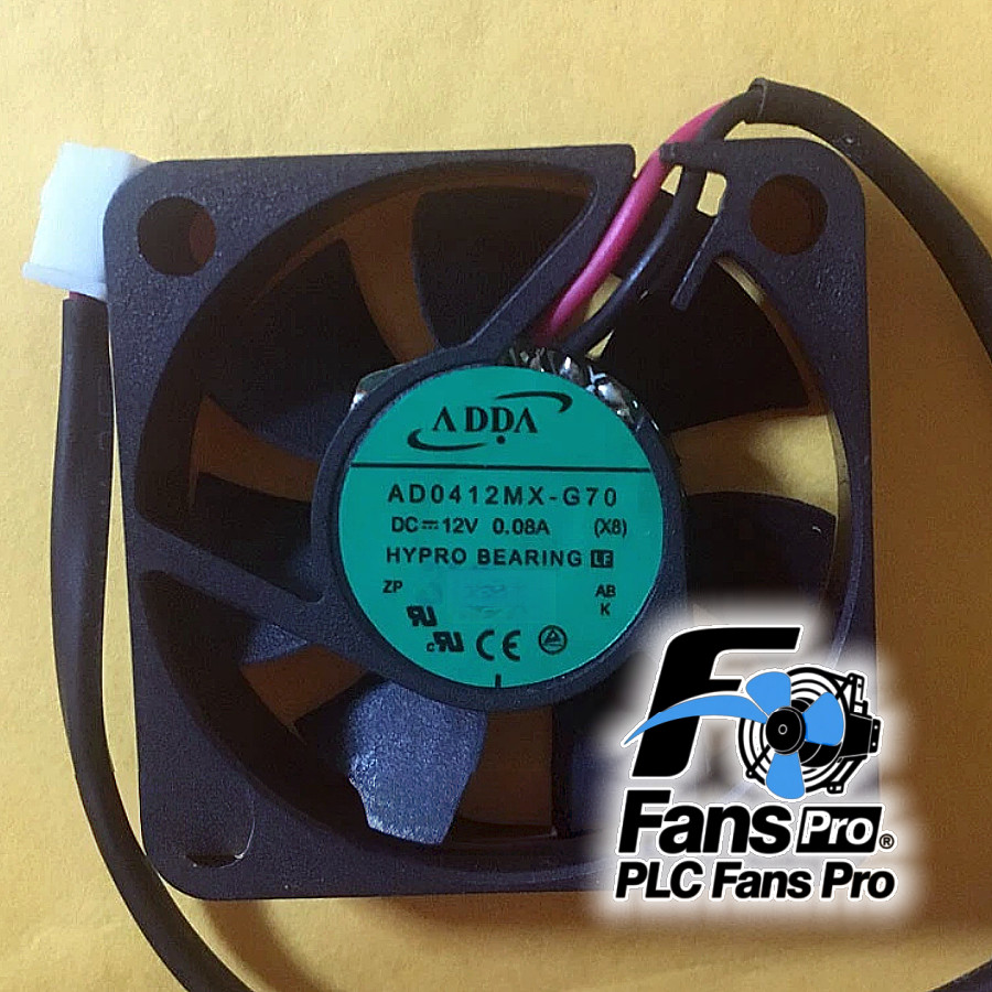 1PCS Brand New ADDA AD0412MX-G70 Axial Fan 12V DC Fan 0.08A 2wire Cooling Fan