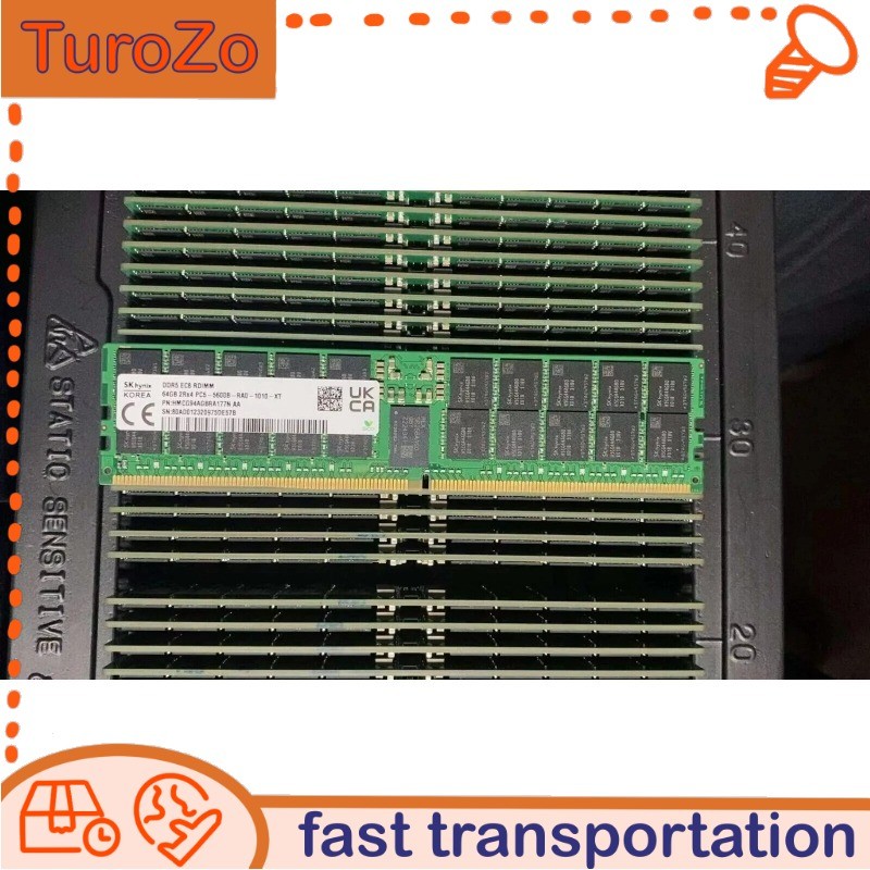HMCG94AGBRA177N PC5-5600B RDIMM SK hynix 64GB DDR5 5600MHz Server RAM 2Rx4 ECC