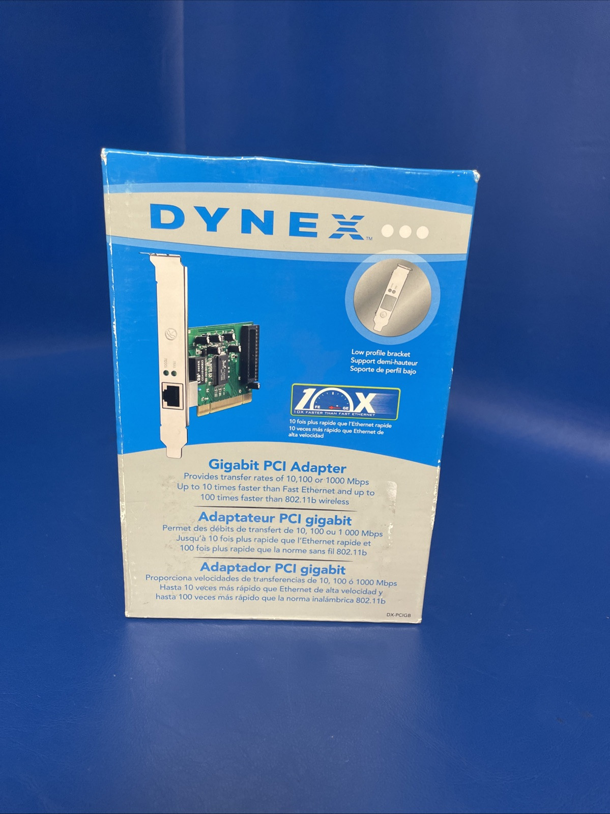 Dynex Gigabit PCI Ethernet Network Computer Adapter Card DX-PCIGB