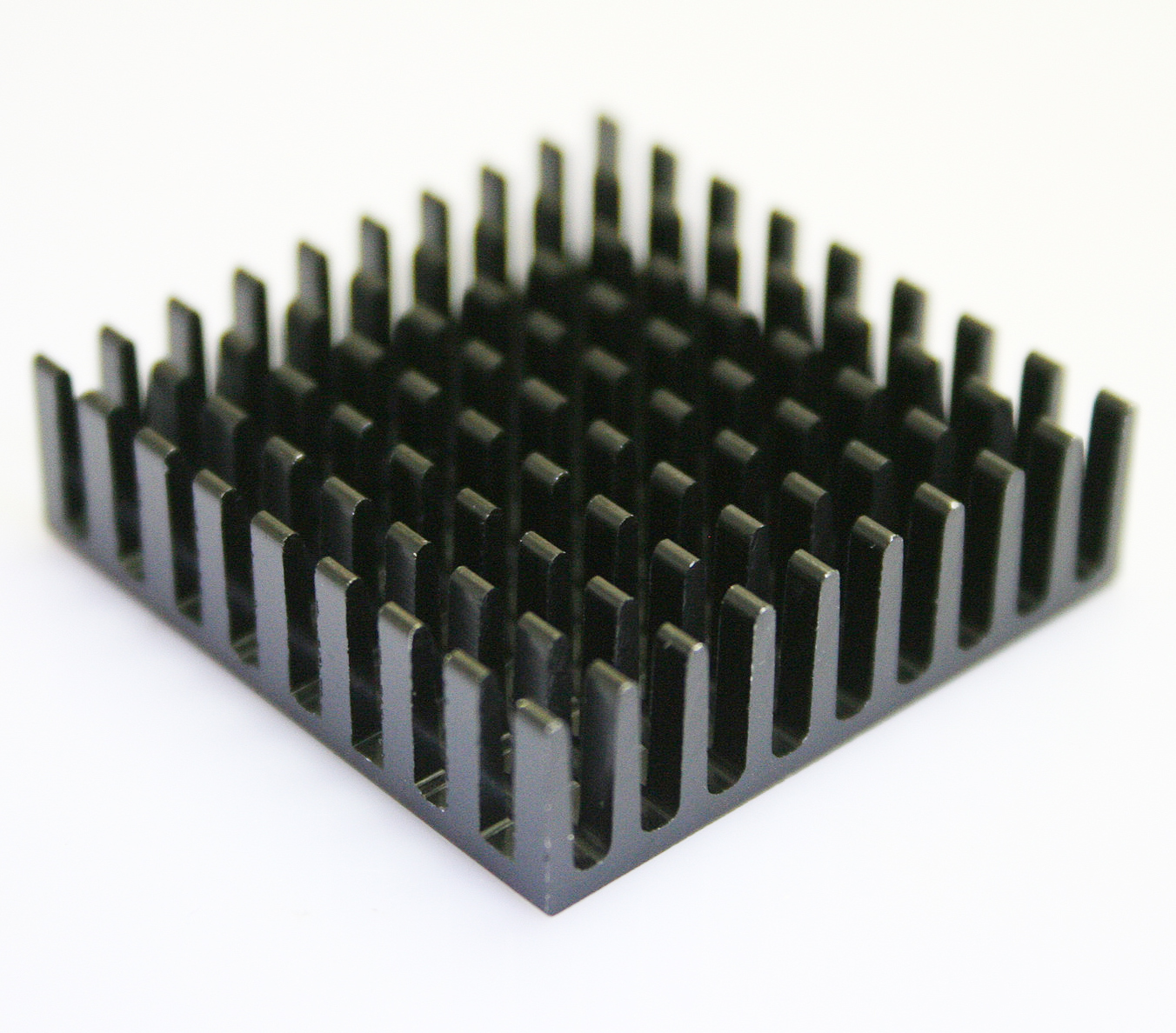 10pcs 35x35x10mm heatsink large black aluminum chip LED chip power transistor