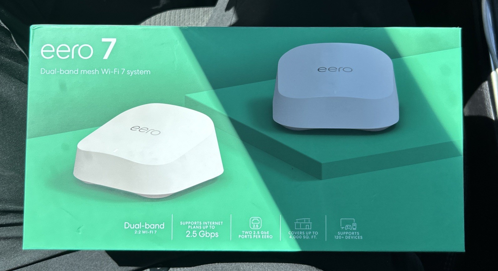 Eero 7 Dual-band mesh Wi-Fi System 2 Pack New Sealed
