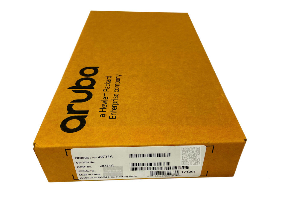J9734A I Genuine New Sealed HPE Aruba 2920/2930M 0.5M Stacking Cable 5185-9328
