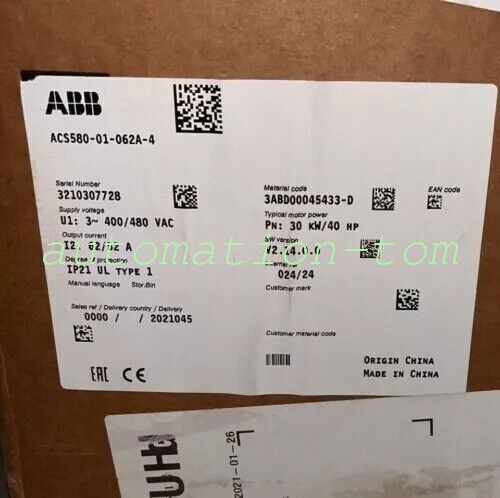 ACS580-01-062A-4   Inverter ACS580-01-062A-4