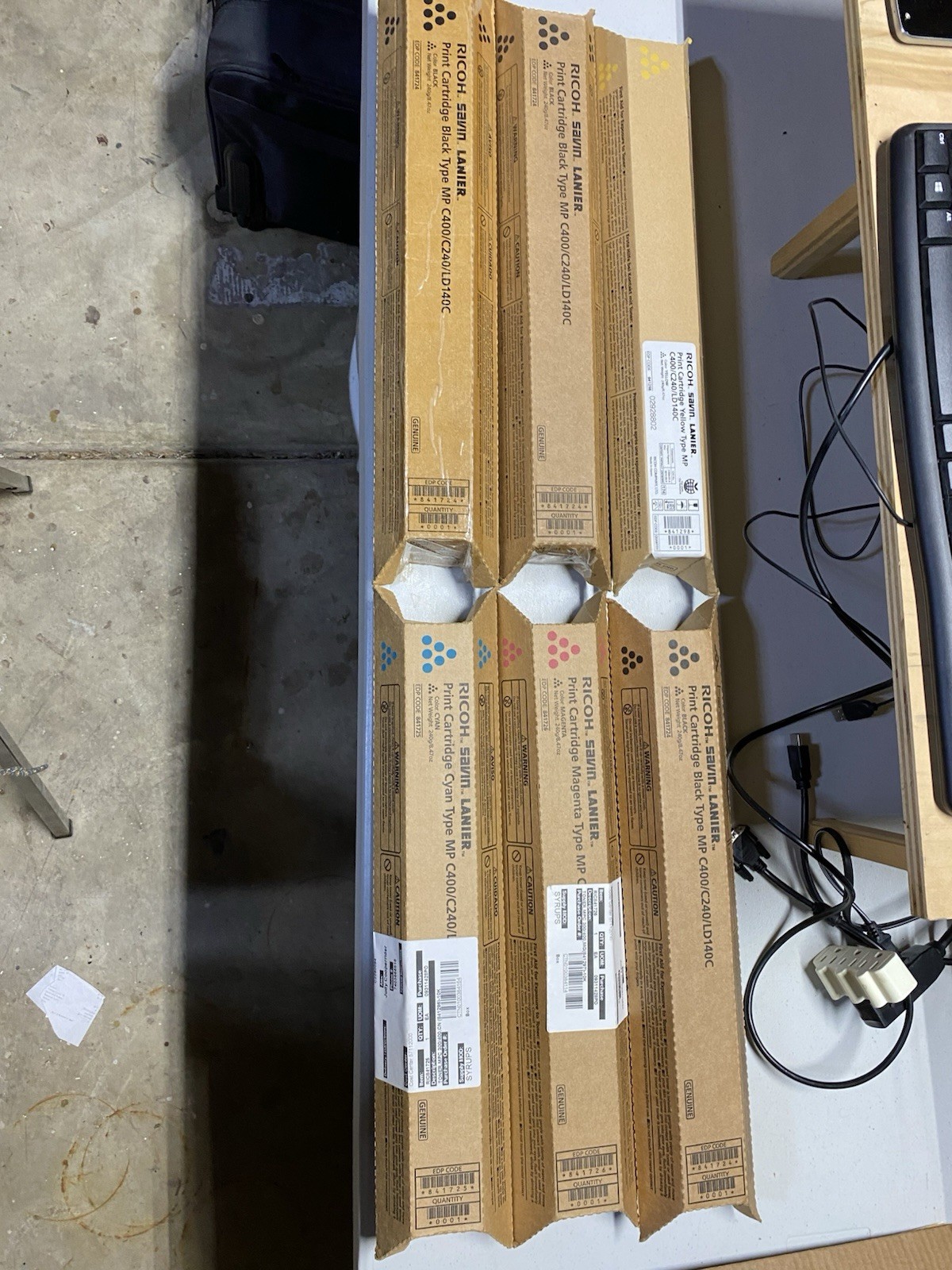 NEW Lot of 4 Ricoh Savin Lanier MP C400 C240 LD140C